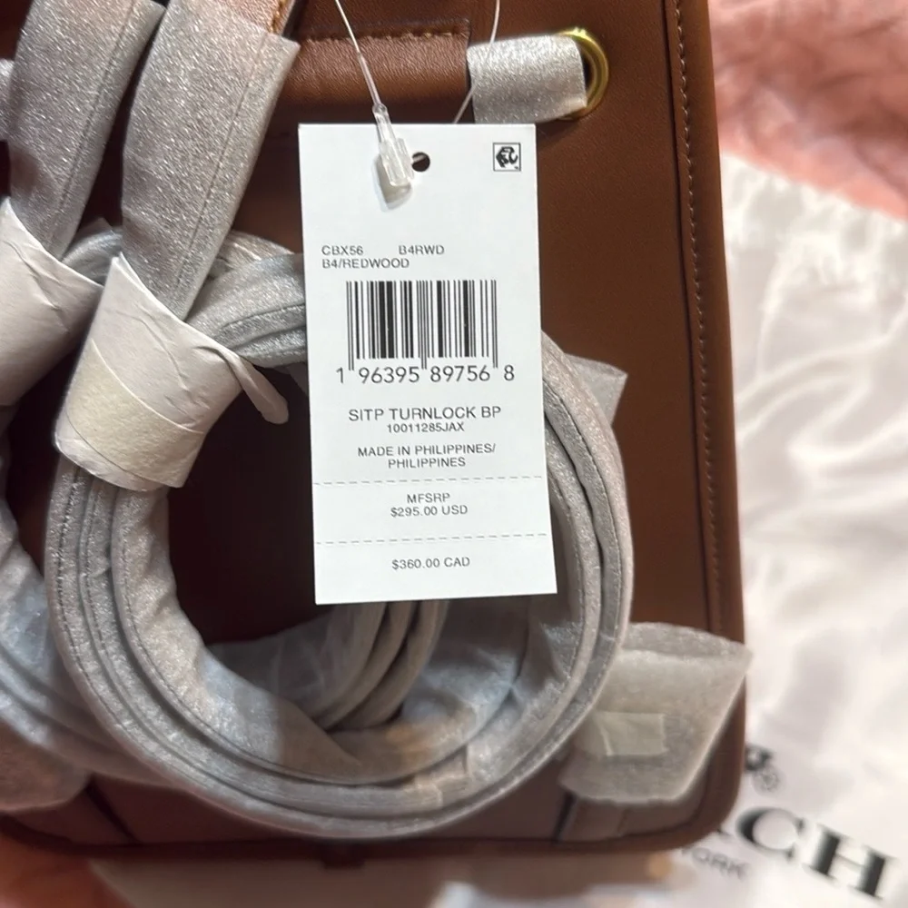 Coach The Summer I Turned Pretty Turnlock Backpack - Picture 7 of 7